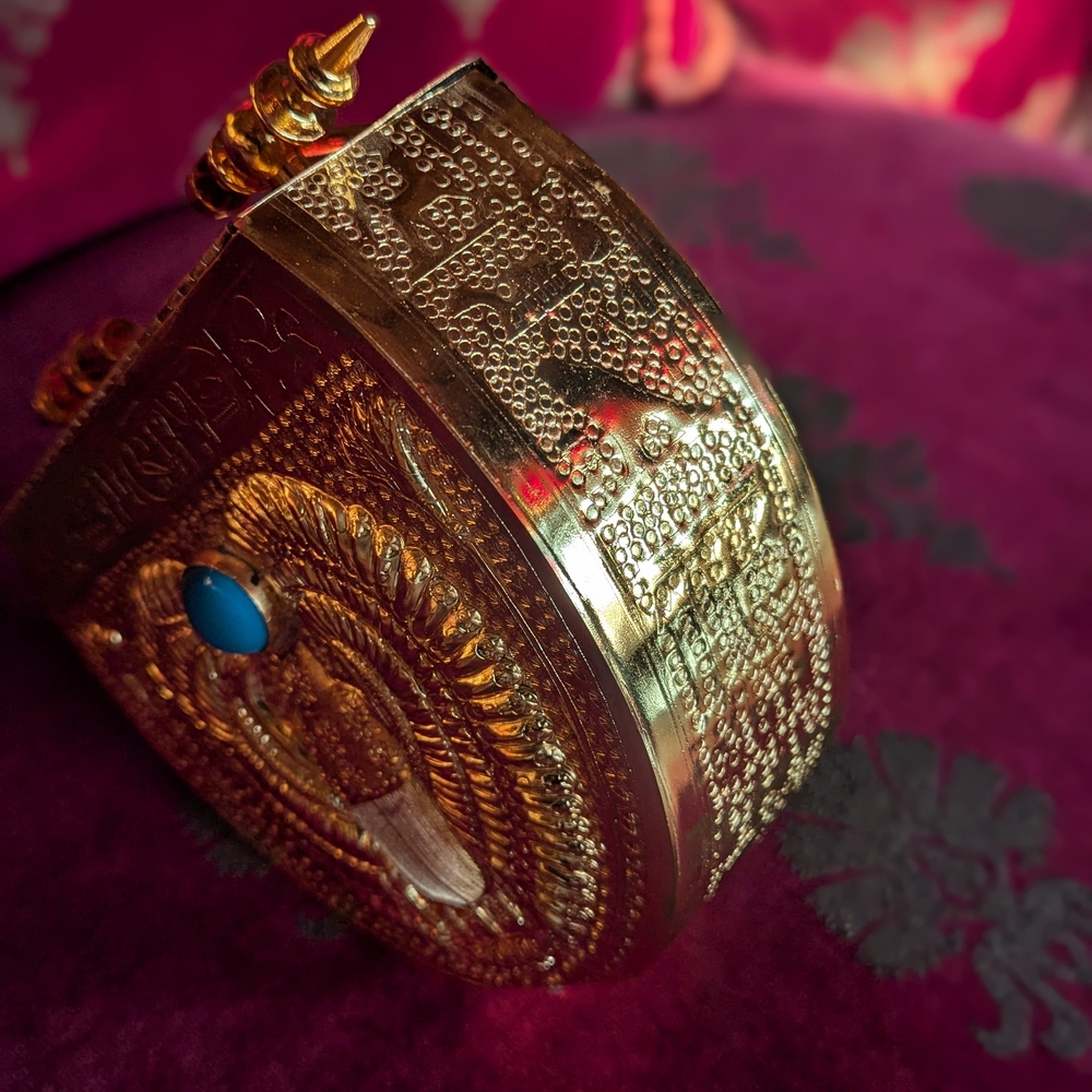Copper Handcarved Metal Egyptian Handbag - Picture 6 of 10